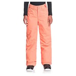 Roxy Girls 'Backyard-Kar Pantolon 8-16, Fusion Coral, 16 / XXL