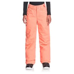 Roxy Girls 'Backyard-Kar Pantolon 8-16, Fusion Coral, 16 / XXL
