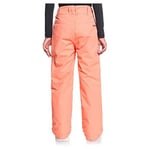 Roxy Girls 'Backyard-Kar Pantolon 8-16, Fusion Coral, 16 / XXL