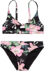 Roxy Shadow Floral Bralette Set Bikini Takımı Kız çocuk