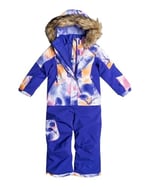 Roxy Sparrow Jumpsuit 2-7 Yaş Çocuk Kayak Tulumu-ERLTS03012 WBB1-BRIGHT WHITE PANSY PANSY RG 2Y