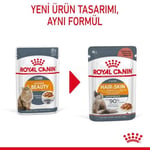 Royal Canin Hair & Skin Gravy Yetişkin Kedi Yaş Maması 12 x 85 Gr - Seçenekler: 12 x 85 grams, 12 x 85gr, 12 x 85 grams (2 paketi)...