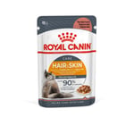 Royal Canin Hair & Skin Gravy Yetişkin Kedi Yaş Maması 12 x 85 Gr - Seçenekler: 12 x 85 grams, 12 x 85gr, 12 x 85 grams (2 paketi)...