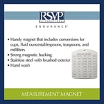 RSVP International Endurance Magnet Koleksiyonu Paslanmaz Çelik, Dönüşüm Mıknatısı, 4.125x3.5