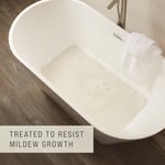 Rubbermaid Commercial Products - 1982729 Safti-Grip Banyo Paspası, 91,44 cm x 45,72 cm, Beyaz, Kaymaz Küvet için