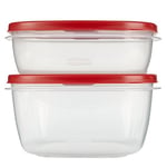 Rubbermaid Easy Find Lids Gıda Saklama Kabı, 4 Parça Set, Kırmızı (1787251)