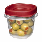 Rubbermaid Easy Find Lids Gıda Saklama Kapları, 0,5 Bardak, Yarışçı Kırmızısı, 2 Parça Set