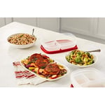 Rubbermaid EasyFindLids Yemek Hazırlama Kapları, 5,1 Fincan, Kırmızı