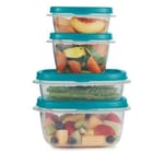 Rubbermaid Food Storage 38 Piece Set with Easy Find Lids, Teal