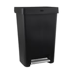 Rubbermaid Kapaklı Mutfak Çöp Kovası, 13 Galon, Siyah, Ev/Mutfak/Daire/Garaj için Çöp Kovası - Seçenekler: Adım, Premium Adım, YENİ Premium Adım Açma, Yeni Adım