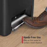 Rubbermaid Kapaklı Mutfak Çöp Kovası, 13 Galon, Siyah, Ev/Mutfak/Daire/Garaj için Çöp Kovası - Seçenekler: Adım, Premium Adım, YENİ Premium Adım Açma, Yeni Adım