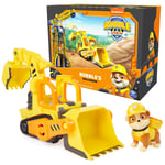 Rubble & Crew, Hareketli Parçalar ve Koleksiyonluk Aksiyon Figürü ile Rubble's Buldozer Oyuncak Kamyon, 3 Yaş ve Üzeri Çocuk Oyuncakları
