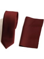 Ruben Cardin Ruben Cardin 1.Kalite Özel Desenli Bordo Kravat Mendil Seti bordo Tek Ebat bordo Tek Ebat ars-306