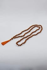 Rudrakşa 108 Taneli Mala Tesbih-Kolye Hindistan Rudraksha