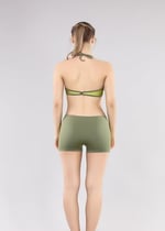 RUKO 2260-1 KIZ ÇOCUK YEŞİL ŞORTLU BİKİNİ