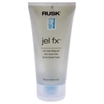 RUSK Designer Collection Jel Fx Firm Hold Styling Gel, Medium to Firm-Hold, Used for Slicking, Molding, or Blow-Drying without Flaking, 5.3 oz.
