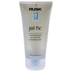 RUSK Designer Collection Jel Fx Firm Hold Styling Gel, Medium to Firm-Hold, Used for Slicking, Molding, or Blow-Drying without Flaking, 5.3 oz.