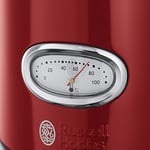 Russell Hobbs 21670-70 Su Isıtıcı, 1.7L, 2400W, Hızlı Kaynatma Özelliği, Retro Tasarım, Su Sıcaklığı Göstergesi, Doldurma Miktarı İşaretlemesi, Mükemmel Su Dökme Ağzı, Eski Çay Makinesi [Enerji Sınıfı