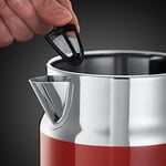 Russell Hobbs 21670-70 Su Isıtıcı, 1.7L, 2400W, Hızlı Kaynatma Özelliği, Retro Tasarım, Su Sıcaklığı Göstergesi, Doldurma Miktarı İşaretlemesi, Mükemmel Su Dökme Ağzı, Eski Çay Makinesi [Enerji Sınıfı