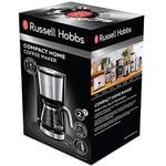 Russell Hobbs 24210-56 Mini Kahve Makinesi, Kompakt, 650 Watt, 5 Fincana Kadar, Paslanmaz Çelik, 0,6 Litre - Seçenekler: Kahve Makinesi, Mini su ısıtıcısı, Mini cam su ısıtıcısı