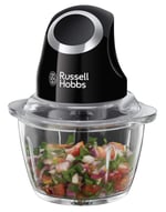 Russell Hobbs 24662-56 elektrikli mini parçalayıcı [saklama kapağı dahil cam kap] mat siyah (500 ml, sebze parçalayıcı, mikser, çoklu ve evrensel parçalayıcı, sebze, meyve ve et için)