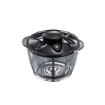 Russell Hobbs 24662-56 elektrikli mini parçalayıcı [saklama kapağı dahil cam kap] mat siyah (500 ml, sebze parçalayıcı, mikser, çoklu ve evrensel parçalayıcı, sebze, meyve ve et için)