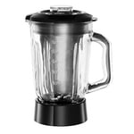 Russell Hobbs 24722-56 blender [1,5 l cam kap] mat siyah (güçlü 0.9PS motor, darbe/buz kırma fonksiyonu, paslanmaz çelik bıçak, BPA içe - Seçenekler: Blender, Tek, El mikseri, tek, Entsafter Weixdf...