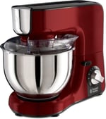Russell Hobbs Desire 23480-56 Mutfak Robotu, Planet Karıştırma Sistemli, Darbe Fonksiyonu, Dönebilir Karıştırma Kolu, Kırmızı, Kırmızı/Siyah
