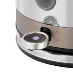 Russell Hobbs Distinctions 26422-70 su ısıtıcısı [1,5 l] paslanmaz çelik titanyum (hızlı pişirme fonksiyonu, çıkarılabilir kireç filtresi, optimize edilmiş dökme ağzı, dış su seviyesi göstergesi) çay