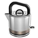 Russell Hobbs Distinctions 26422-70 su ısıtıcısı [1,5 l] paslanmaz çelik titanyum (hızlı pişirme fonksiyonu, çıkarılabilir kireç filtresi, optimize edilmiş dökme ağzı, dış su seviyesi göstergesi) çay