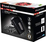 Russell Hobbs El mikseri mat siyah (5 hız kademesi artı turbo fonksiyonu, bulaşık makinesinde yıkanabilir 2 çırpma teli ve 2 yoğurma ka - Seçenekler: El mikseri, tek, Blender, Tek, Entsafter Weixdf...