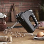 Russell Hobbs El mikseri mat siyah (5 hız kademesi artı turbo fonksiyonu, bulaşık makinesinde yıkanabilir 2 çırpma teli ve 2 yoğurma ka - Seçenekler: El mikseri, tek, Blender, Tek, Entsafter Weixdf...