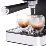Russell Hobbs Espresso Makinesi Distinctions Paslanmaz Çelik Okyanus Mavisi (15 Bar, 1 ve 2 Bardak Takma, ESE Pedleri, Otomatik Dozajlama ve Man.Seçeneği, Sıcak Su ve Süt Köpüğü için Buhar Nozulu)
