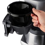 Russell Hobbs Öğütücülü kahve makinesi, termos, 10 fincan, dijital programlanabilir zamanlayıcı, 3 kademeli öğütme derecesi ayarı, 1000 W, filtre kahve çekirdekleri için Grind&Brew 25620-56