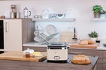 Russell Hobbs Retro ekmek kızartma makinesi, retro geri sayım göstergesi, ekmek başlığı dahil, 6 ayarlanabilir kızartma kademesi + çözme ve ısıtma fonksiyonu, 1300 W, Vintage 21682-56