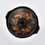 Russell Hobbs Slow Cooker Mini [ağır 2 l seramik pişirme tenceresi, isteğe göre sıcaklık dağılımı] kompakt yavaş pişirici (3 sıcaklık ayarı ve sıcak tutma fonksiyonu, 145 W) yavaş pişirici 25570-56