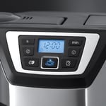 Russell Hobbs Victory Öğütücülü Kahve Makinesi (1,5 l cam sürahi, 12 fincan, dijital programlanabilir zamanlayıcı, öğütme ayarı, kahve çekirdekleri için kahve makinesi, filtre kahve makinesi 22000-56