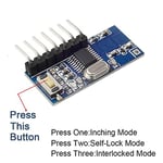 RX480-E 4 Kanal 433Mhz RF Alıcı Learning Code 1527 Receiver