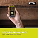 RYOBI Nem Ölçme Cihazı RBPINMM1 (Ölçüm Derinliği 30 mm, Hassasiyet +/- 2°)
