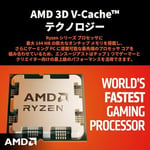Ryzen 7 7800X3D Soket Am5 5.0Ghz 96Mb 120W 5Nm 100-100000910 Tray Fansız Işlemci