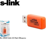 S-link SL-CR43 Usb 2.0 Kart Okuyucu, Asorti
