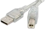 S-Link SL-U2015 Usb2.0 1.5m Şeffaf Yazıcı Kablosu, Şeffaf - Seçenekler: 1.5 Metre, 3 Metre, 5 Metre, 10 Metre