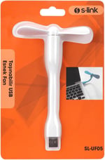 S-link SL-UF05 Beyaz Usb Fan
