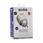 S-Link Swapp SL-03 16A Akım Korumalı Akıllı Priz RGB Işıklı 2.4 G Wifi TUYA Destekli