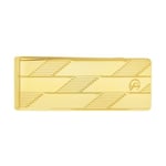 S.T. DUPONT Monogram 1872 Golden Para Klipsi, Tek beden, 3542, Gold, üniseks-yetişkin