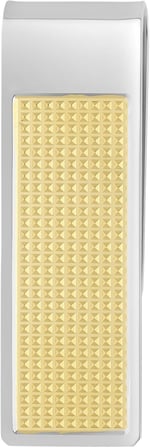S.T. DUPONT Krom Para Klipsi 3123, Tek beden, Gümüş, Erkek