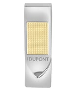 S.T. DUPONT Krom Para Klipsi 3123, Tek beden, Gümüş, Erkek