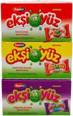 SAADET Efsane Ekşiyüz Sakız 3 Kutu