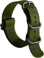 Saat Kordonu - Zulu Nato Kayışı Z39NYL1B - 20mm 22mm 24mm Uyumlu Tekstil Kayış - Kadın Erkek Çok Renkli