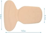 SAFESTORE Topuklu Ayakkabılar için Yumuşak Köpük Tabanlı Ayak Pedleri, 6 mm Kalınlık, T Şekilli, Sünger Ped, Siyah
